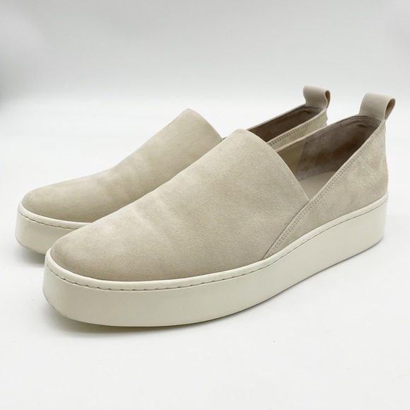 VINCE WARREN SUEDE SLIP-ON SNEAKERS.  Size 8 - Picture 4 of 10